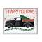Stupell Industries Happy Holidays Christmas Tree Truck Framed Giclee Art